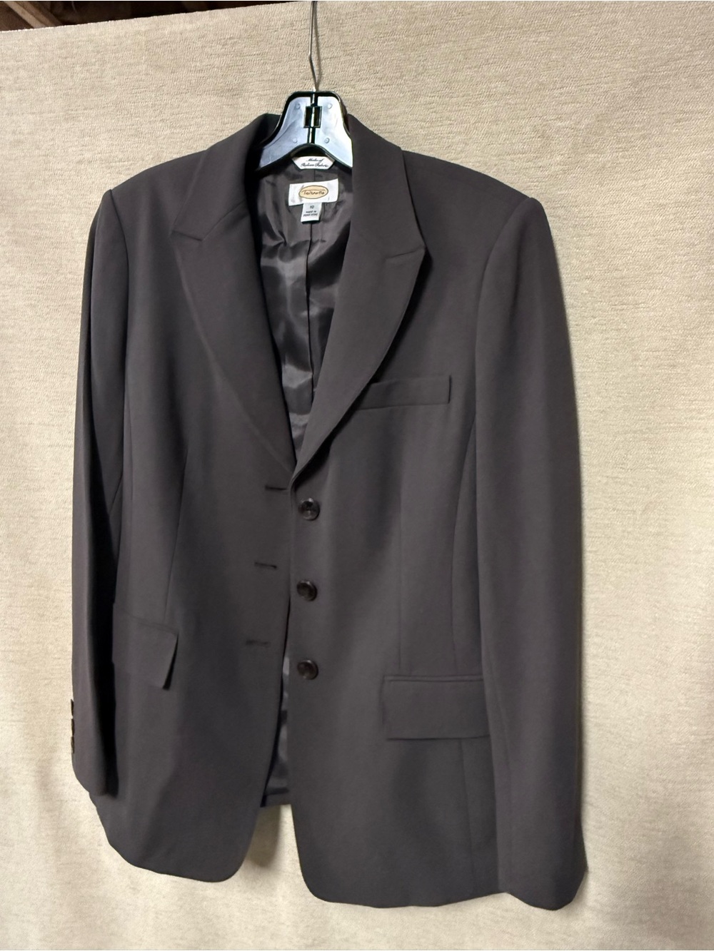 Talbots Black Women's Three-Button Blazer